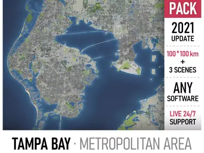 Tampa Bay 3D Model Pack