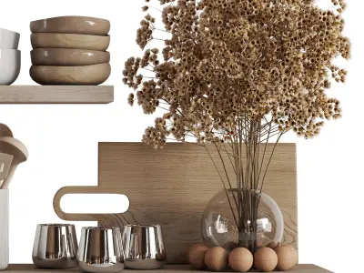 kitchen accessories N055 3D model