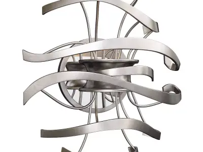 Corbett Calligraphy Wall Sconce Low-poly 3D model