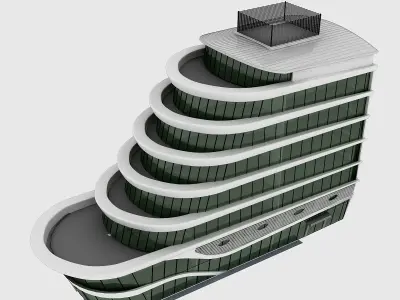 Plaza Building 3D model