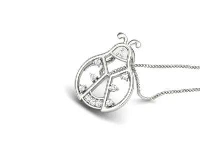 wedding engagement women pendant 3dm render detail  3D print model