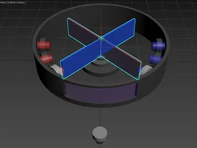 Stereoscopic 3D Display - Stereoscope - Concept 3D model