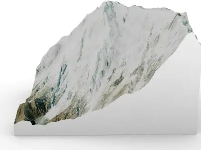 Mount Nanga Parbat 3D model