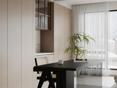apartment interior scenes      3D model 4