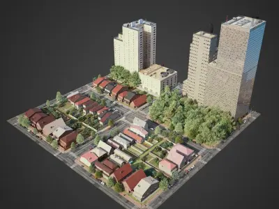 City District C6-R10 3D model