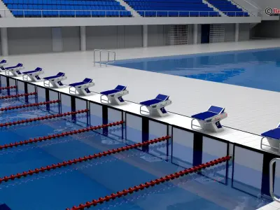 Swim Stadium 3D model