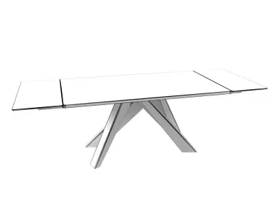 Big Dining Tables Extended 3D model
