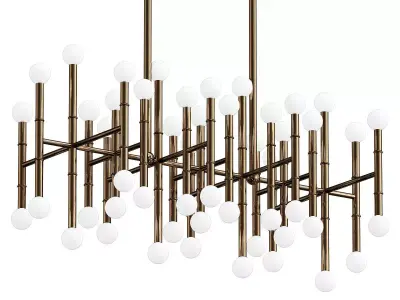Meurice Linear Chandelier 3D model