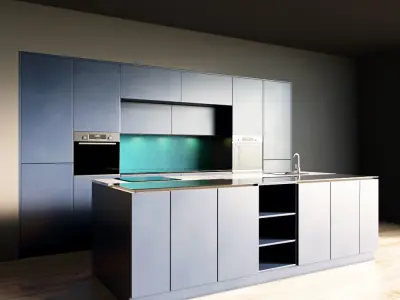 111-Kitchen3 matte 10 3D model
