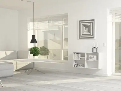 Modern Living Room Interior 001 3D model