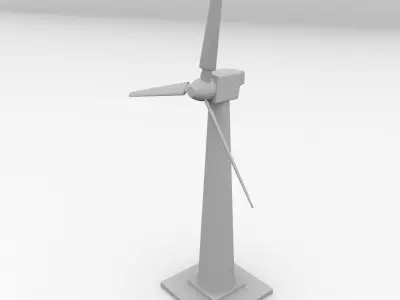 Wind Turbine 3D model