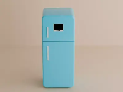 fridge Free 3D model