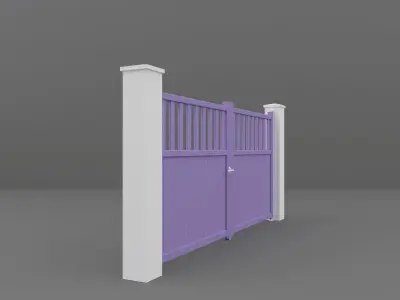 Outdoor Gate 3D model