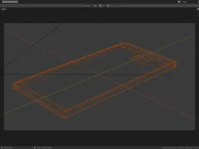 lowpoly phone smartphone 3D model