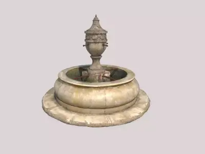 Ancient Fountain 3D model