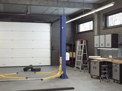 Garage 3D model 5