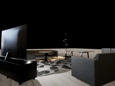 Furniture Pack Low-poly 3D model