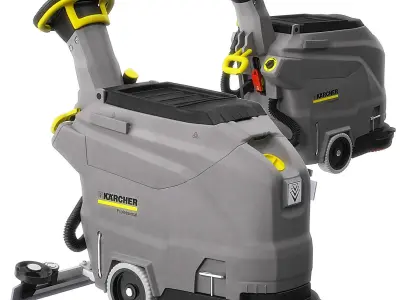 WALK-BEHIND FLOOR SCRUBBER BD 4325 C Bp 3D model