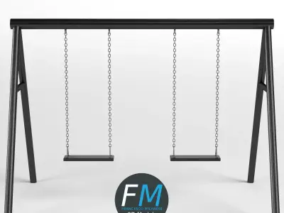 Park swing 2 3D model