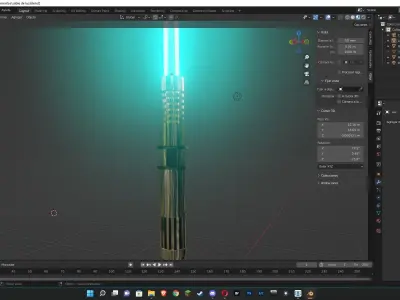 Star Wars Lightsaber 3D model