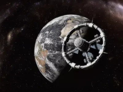Sci-Fi Space Station 3D model purchase