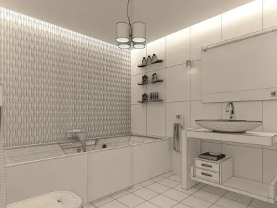 Bathroom Interior 3D model