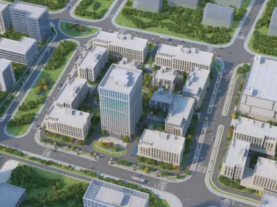 Architectural animation shots 3D model 3D model 3D model