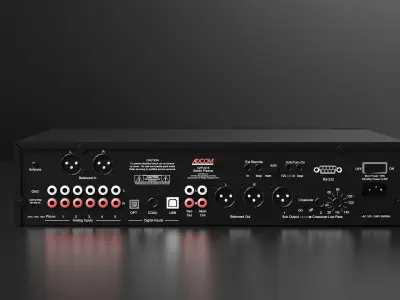 ADCOM GFP-915 Wide Bandwidth Stereo Preamplifier 3D model Low-poly 3D model