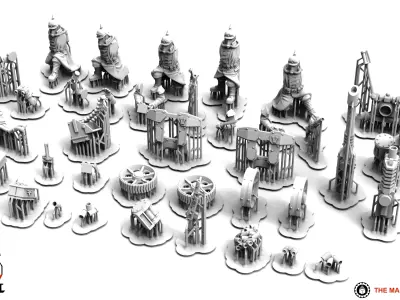 Valour Korps - Heavy Weapon Teams Set 1 3D print model