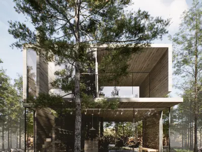 H3 House by Luciano Kruk 3D model