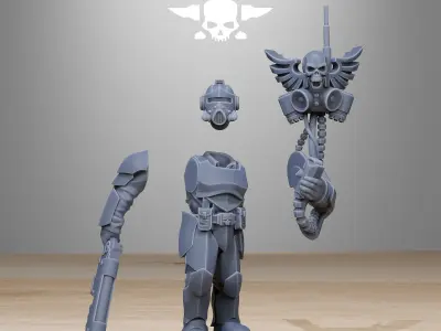 GrimGuard Enforcers 3D print model