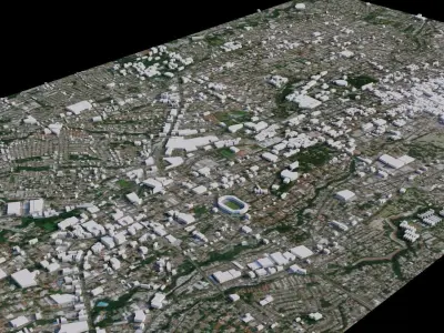 San Salvador - El Salvador 3D model