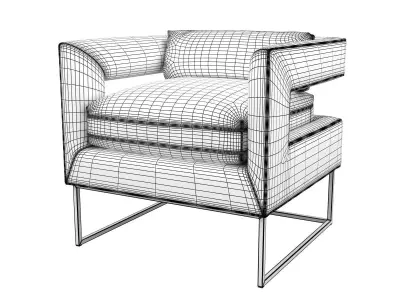 Cut Out Chair 3D model