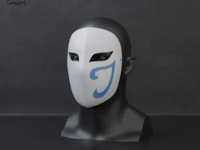 Vega Mask Street Fighter 3D print model