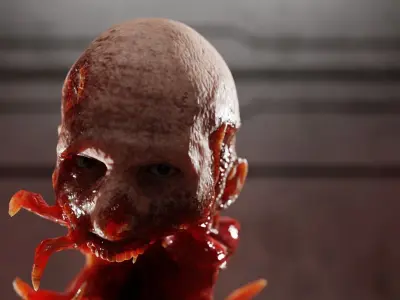 Dead Space Necromorph Low-poly 3D model