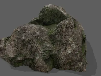 Stairs set of made out of rocks Low-poly 3D model buy