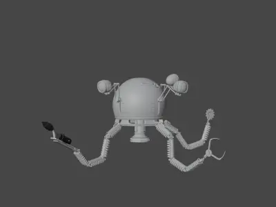 Mr Handy from Fallout 3D model