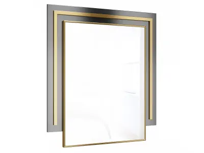 Mirror in a metal frame GZ-M1056 3D model