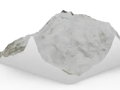Mount Makalu 3D model