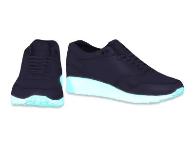 Men Cyberpunk Outfit Low-poly 3D model