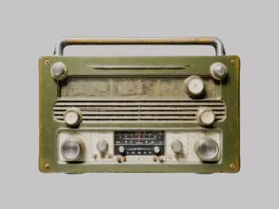 Sci-Fi Crate 3D Model Low-poly 3D model