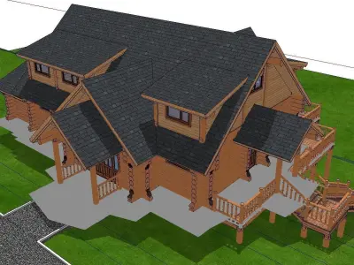 Creative Design-Holiday Cabin-090 3D model