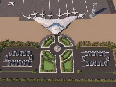 0025 - Architecture Airport - 2021 - 07 3D model