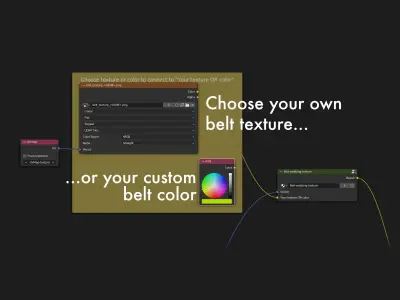 Luggage belt with locker 3D model
