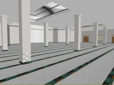 Masjid Architecture 3D model