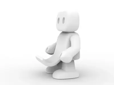 Robot Toy 3D Printable 3D print model