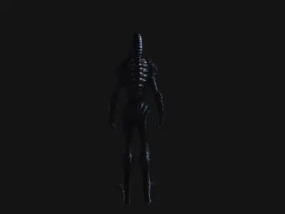 Zylorinax -  Sci-Fi Alien 3D model