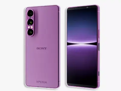 Sony Xperia 1 VII Blender 3D Model with Lighting Setup 3D model
