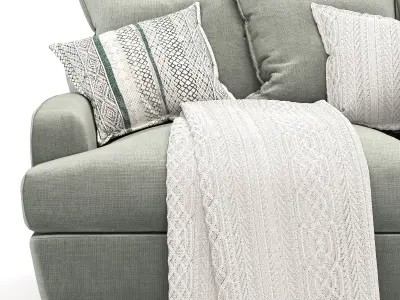 Smooch Sofa 01 Free 3D model