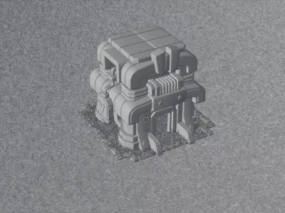 Clash Of Clans Low-poly 3D model
